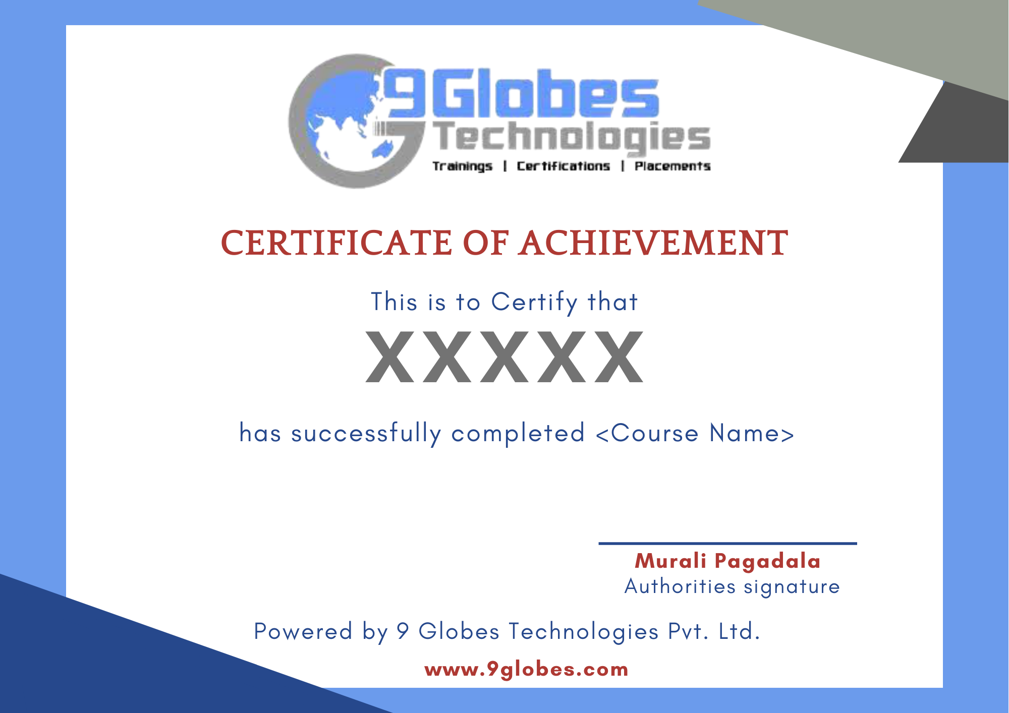 CERTIFICATION